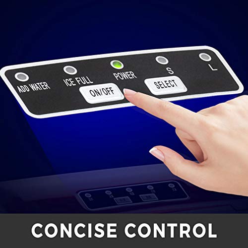 GIOEVO Macchina per Ghiaccio 12Kg per 24 Ore