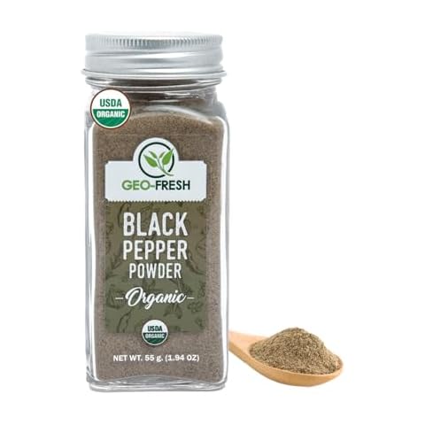 Geo-Fresh Organic Black Pepper Powder Cover