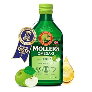 Möller's Omega 3 Lebertran Apfelgeschmack 250ml