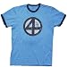 Fantastic Four 4.5 4 1/2 Scott Pilgrim Distressed Carolina Blue Adult T-shirt Tee