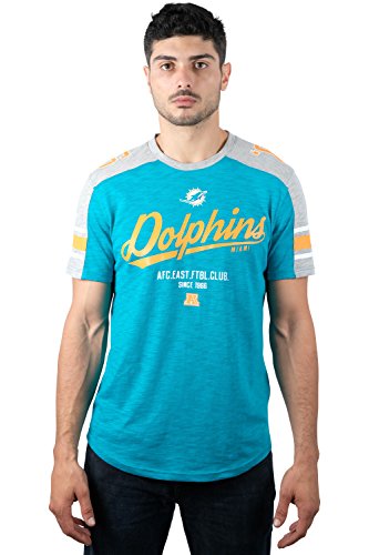 Ultra Game Men's NFL Bank It Premium Quality Long Sleeve Tee Team Color