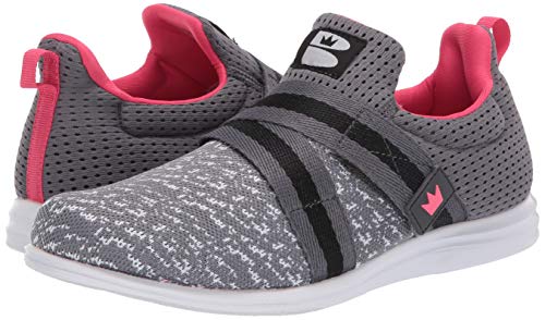 Brunswick Versa Grey/Pink Ladies Size 8 #TOP5