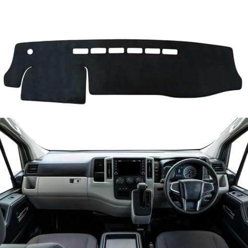 COBATTC(コバット) ダッシュボードマット ダッシュボードカバー ハイエース(HAICE)200系適用 車型専用設計 標準ボディー専用 1型 2型 3型 4型 5型 6型 7型 8型 日焼け防止 映り込み軽減 劣化防止 カー用品 インテリアアクセサリ