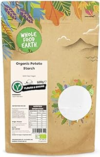 Wholefood Earth Organic Potato Starch  500g | GMO Free | Vegan | Certified Organic