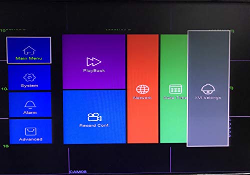 Xenocam 8CH 1080N Hybrid 5-in-1 AHD DVR (1080P NVR + 1080N AHD + 960H Analog + TV + CVI) Standalone DVR CCTV Überwachungssystem Video Recorder Bewegungserkennung HDD & Kameras nicht im Lieferumfang