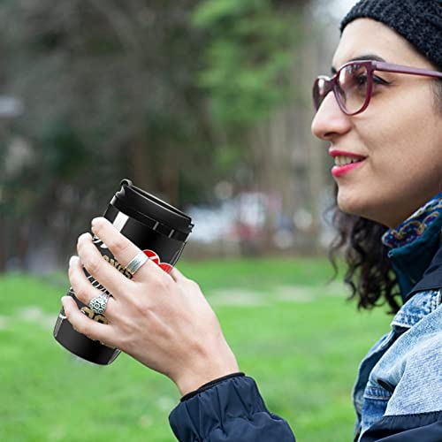 My Heart Belongs To Black Gold Reusable Plastic Insulated Cup Double Wall Coffee Mug Fashion Travel Tumblers With Lid 250Ml #TOP7