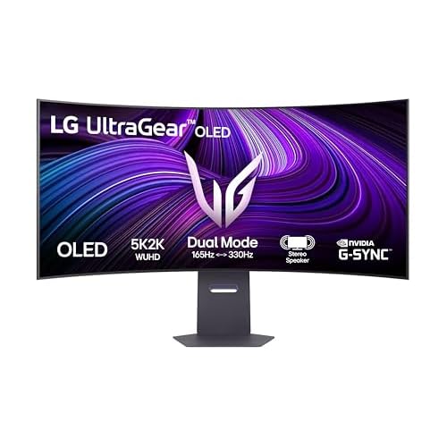 LG UltraGear 45GX950A-B 44.5" OLED UltraWide Dual UltraHD 5K 165Hz 0.03ms FreeSync Premium Pro Curva
