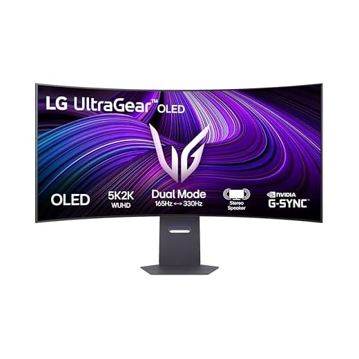 LG UltraGear OLED 45GX950A Monitor Gaming 45" 5K2K (5120x2160), 21:9 Curvo, 165Hz, Dual Mode, 0,03ms (GtG), Speaker Stereo 10W, G-Sync, FreeSync Premium Pro, HDMI 2.1, DisplayPort 2.1, USB-C, Nero