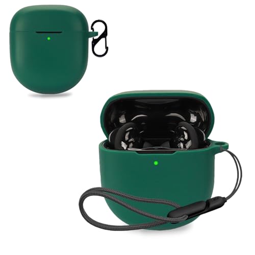 For Bose QuietComfort Ultra Earbuds (��2����) �p �P�[�X �J�o�[ �yNOUKAJU�z ���C�����X �C���[�z�� �V���R�� �ی�P�[�X �i�J���r�i�t��+�X�g���b�v�t�� �j �����h�~ �L�Y�h�~ �ϏՌ� �����[�d�\ �h�� 