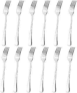 Dinner Fork, for Salad, Pasta, Steak, 12 Pcs