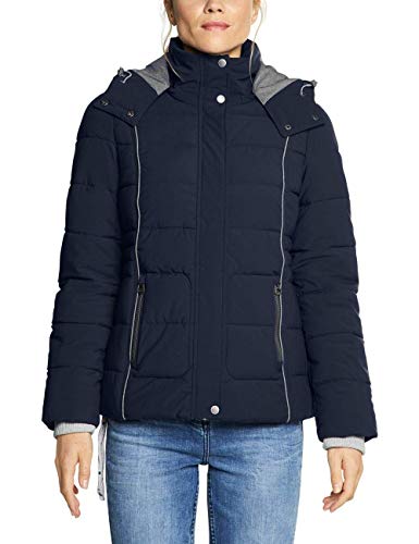 CECIL Damen 201363 Jacke, Blau (deep Blue 10128), X-Small...