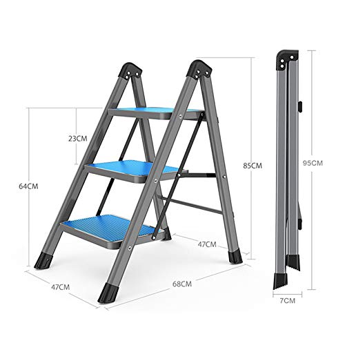 Escabeau pliant polyvalent pour atteindre les étagères sans effort - 8