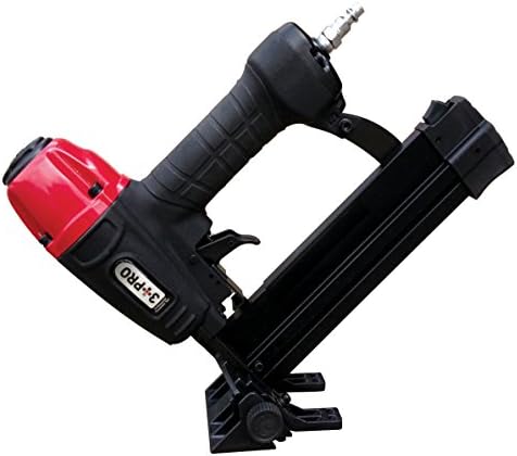 3 PRO S9040P 18-Gauge Flooring Stapler, 5/8 - 1 1/2-Inch Long, Black/Red