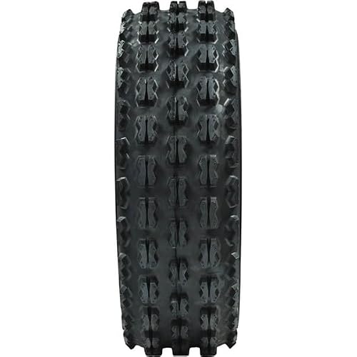 Ocelot P356 ATV Front Tire 21x8-9 GNCC Holeshot Sport RAZR Style 4-Ply Construction with Non-Directional Tread Pattern for Durability, Grip, and Traction