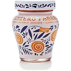Fabbri Ginger with Syrup, 8 oz | Made in Italy, Gluten Free, Non-GMO, Vegan, Use it as a garnish for cocktails, desserts and all your culinary creations