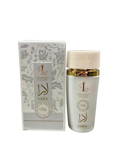 LARA Luxury Arabic Perfume for Women 100ml Eau de Parfum – Long Lasting Oud Amber Floral Fragrance – Middle Eastern Designer Scent for Her (Lara White)