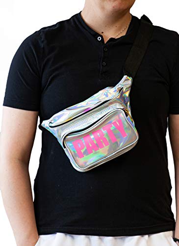 Funny Guy Mugs Holographic Party Fanny Pack- Premium Fanny Pack - Image 5