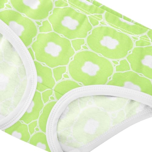 Green Square Grid Toddler Girls's Underwear 2T 23008894