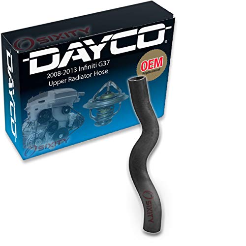 Dayco Upper Radiator Coolant Hose compatible with Infiniti G37 3.7L V6 2008-2013