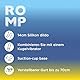 ROMP Piccolo Pegging Kit - 5 Zoll Silikon Strap On Dildo - Verstellbarer Harness Strap On Kit mit nicht-realistischem Saugnapf - P-Punkt & G-Punkt gebogener Dildo - Maschinenwaschbar