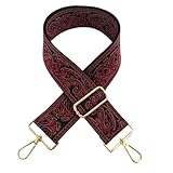 Bandoulière réglable : la longueur totale de la bandoulière interchangeable du sac est de 75-135 cm (hors longueur du crochet pivotant), et la longueur de la bandoulière peut être ajustée à volonté. Assez pour l'épaule ou le bandoulière, c'est aussi un bon choix comme accessoire décoratif pour les sacs