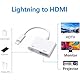 Lightning HDMI Adapter,【Apple MFI zertifiziert】 Lightning auf HDMI, i-Phone H-DMI Adapter, A-dapter L-ightning auf H-DMI