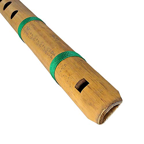 Image of Blue Panther Indian Bamboo Flute Bansuri, Set of 2, Fipple & Transverse, For Kids