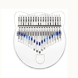 KDOQ 17 Touches Kalimba Cristal Transparent Pouce Doigt Piano Instruments De Musique Musical Agréable Instrument… - Les Beatles, Paul McCartney, John Lennon, RIngo Starr, George Harrison
