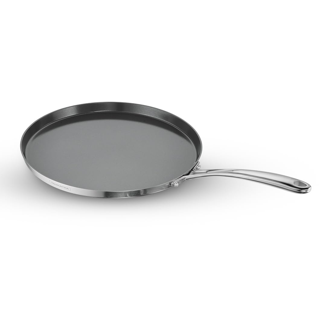 See full amazon price history chart for TRAMONTINA Fusao Healthy Triply Ceramic 30cm Dosa Tawa | Non Toxic (PFAS/PTFE/PFOA Free) Dosa Tawa| Uttapam Tawa | Roti Tawa | Parantha | Induction Friendly | Stay Cool Handle I 10 Year Warranty* TRAMONTINA Fusao Healthy Triply Ceramic 30cm Dosa Tawa | Non Toxic (PFAS/PTFE/PFOA Free) Dosa Tawa| Uttapam Tawa | Roti Tawa | Parantha | Induction Friendly | Stay Cool Handle I 10 Year Warranty* (B0D28RVY6V) Amazon Price History, Amazon Price Tracker