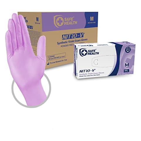 Safe Health Guantes Desechables Nitro-V Vinilo Nitrilo Talla M Cover