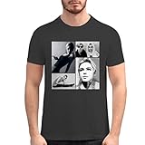 Harding Industries Edie Sedgwick - Men's Soft Graphic T-Shirt PDI #PIDP200286, Black, Large