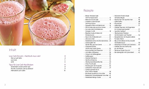 Low-Carb-Desserts: 40 Desserts mit wenig