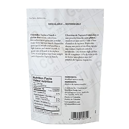 Royal Command Expandex Modified Tapioca Starch - 1Kg (2.2Lb) | Gluten Free Tapioca Flour, Enhance Texture, Flavour And Appearance Of Gluten Free Foods, Thickener #TOP2