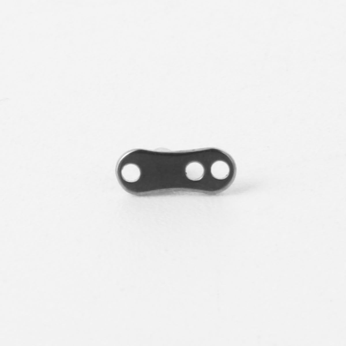 HOMSFOU Micro Dermal Anchor Base Titanium Piercing Jewelry Silver
