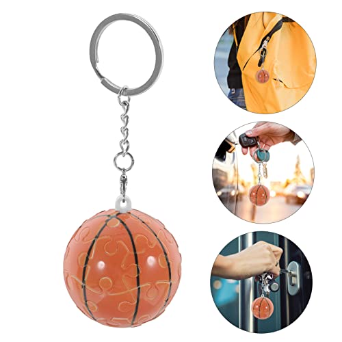Porte-clés basket-ball et baseball en plastique pour sacs