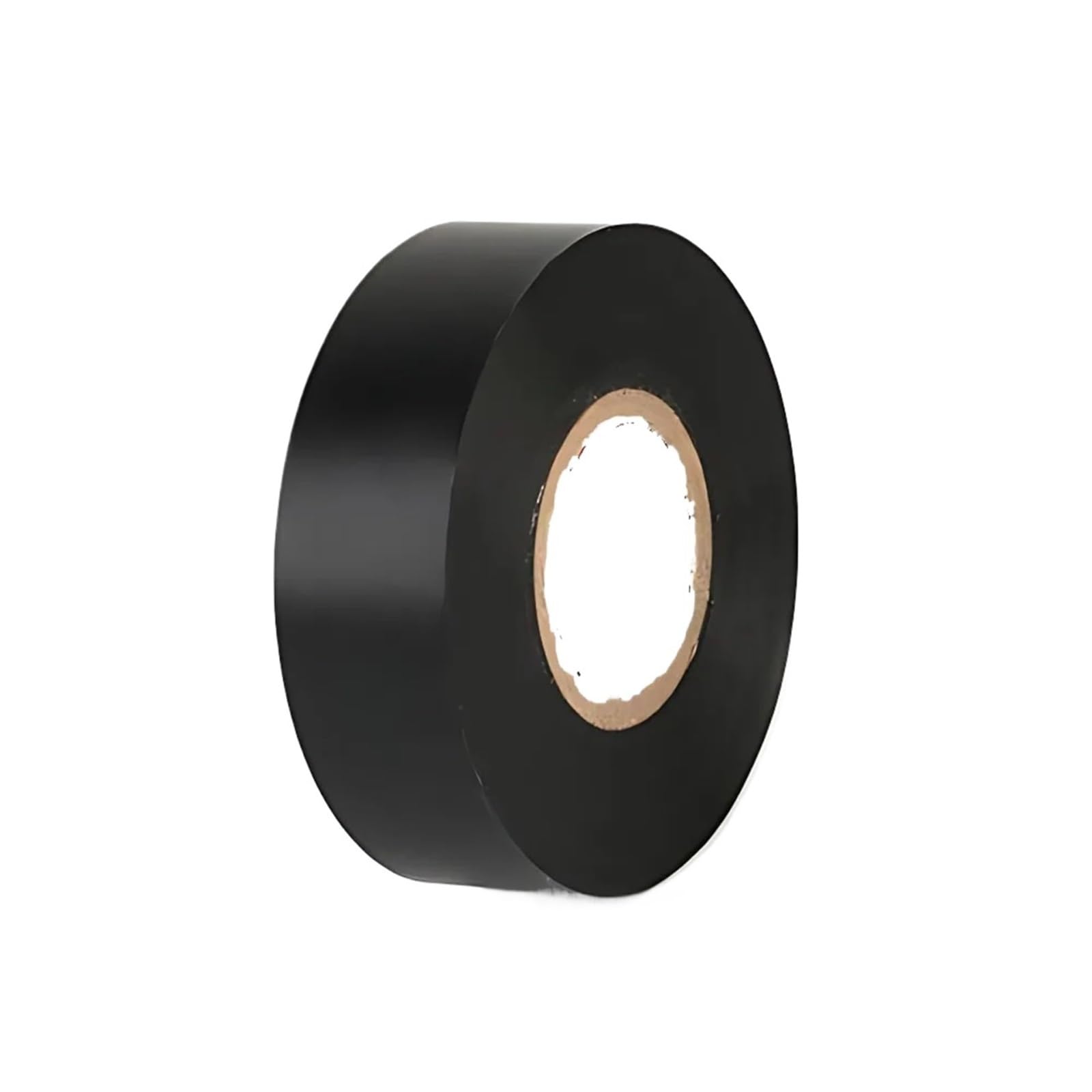 Cinta Aislante 10 rollos de cinta eléctrica, aislante alambre, adhesiva color, PVC resistente a altas temperaturas for Cable(Black,20M(65.6ft))