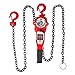 3/4 Ton Manual Lever Chain Hoist, 1650 Lb Capacity Come Along Puller, Compact Industrial Hoist with Galvanized Chain for Lifting & Pulling in Warehouse, Garage, Shop