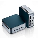 Xrenbuw Mini PC 16GB DDR4 512GB M.2 SSD, Mini Computer Ryzen 5 7430U Processor, Gigabit Et...