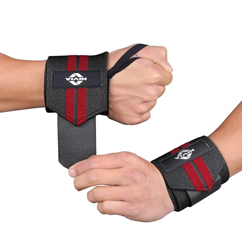 Nivia Wrist Supporter with Thumb Loop for Men & Women, wrist band for gym workout, Compression Band for Gym, Fitness, Weightlifting & Sports Injury Pr