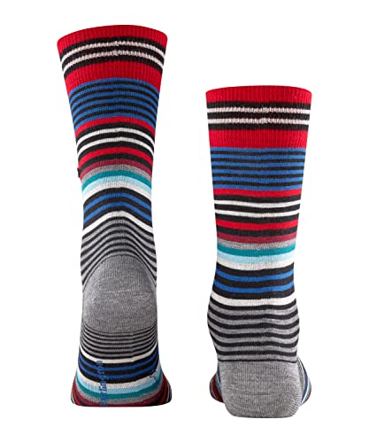 Burlington Stripe M SO Calzini, Nero (Black 3001)