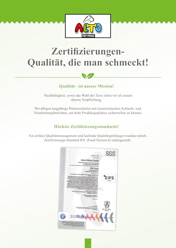 Alto - 10 XL ganze Schweine-Ohren für Hunde | getrocknete Schweineohren ohne fettige Muschel | auch für Welpen - 100% Natürlich | hergestellt in Österreich