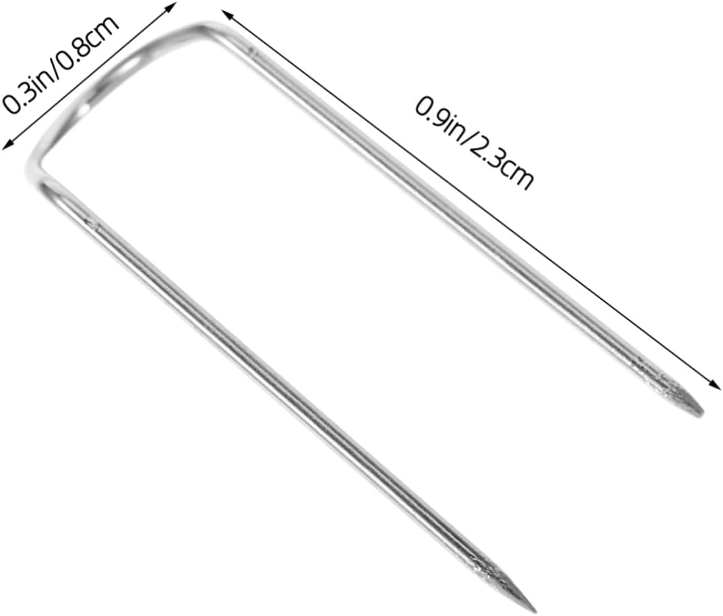400pcs Stainless Steel U Shaped Quilting Pins for Crafts and Embroidery, Precision Positioning Fabric Holding Pins, Portable and Sturdy Sewing Accessories