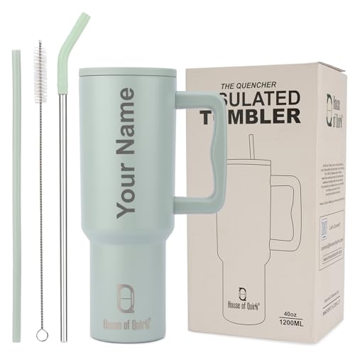 House of Quirk 1200ML Custom Name Tumbler – Personalized Stainles...