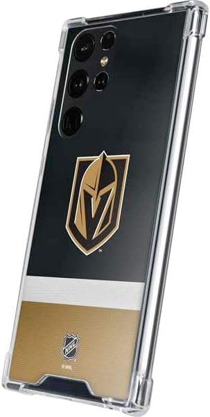 Skinit Clear Phone Case Compatible with Galaxy S24 Ultra - Officially Licensed NHL Vegas Golden Knights Jersey Design