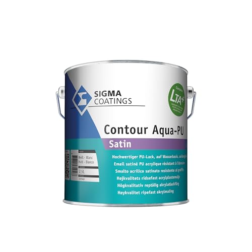 2,5L Sigma Contour Aqua PU satin weiss