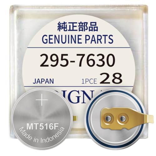 Fwioaor 295-7630 Battery,Replacement for Citizen Eco-Drive Watches - Model 295-763 MT516F, Fits J015M,J165M