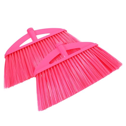 Baluue 2piezas Broom Replacements Reemplazo De Cabezas De Escoba Angulares De Plástico para Barrer Suelos Garajes Patios y