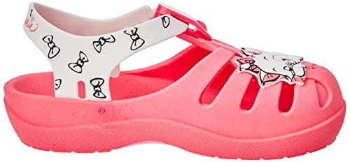 Sandália Disney Magic Aranha, Grendene Kids, Bebê Unissex, Rosa/Branco, 25