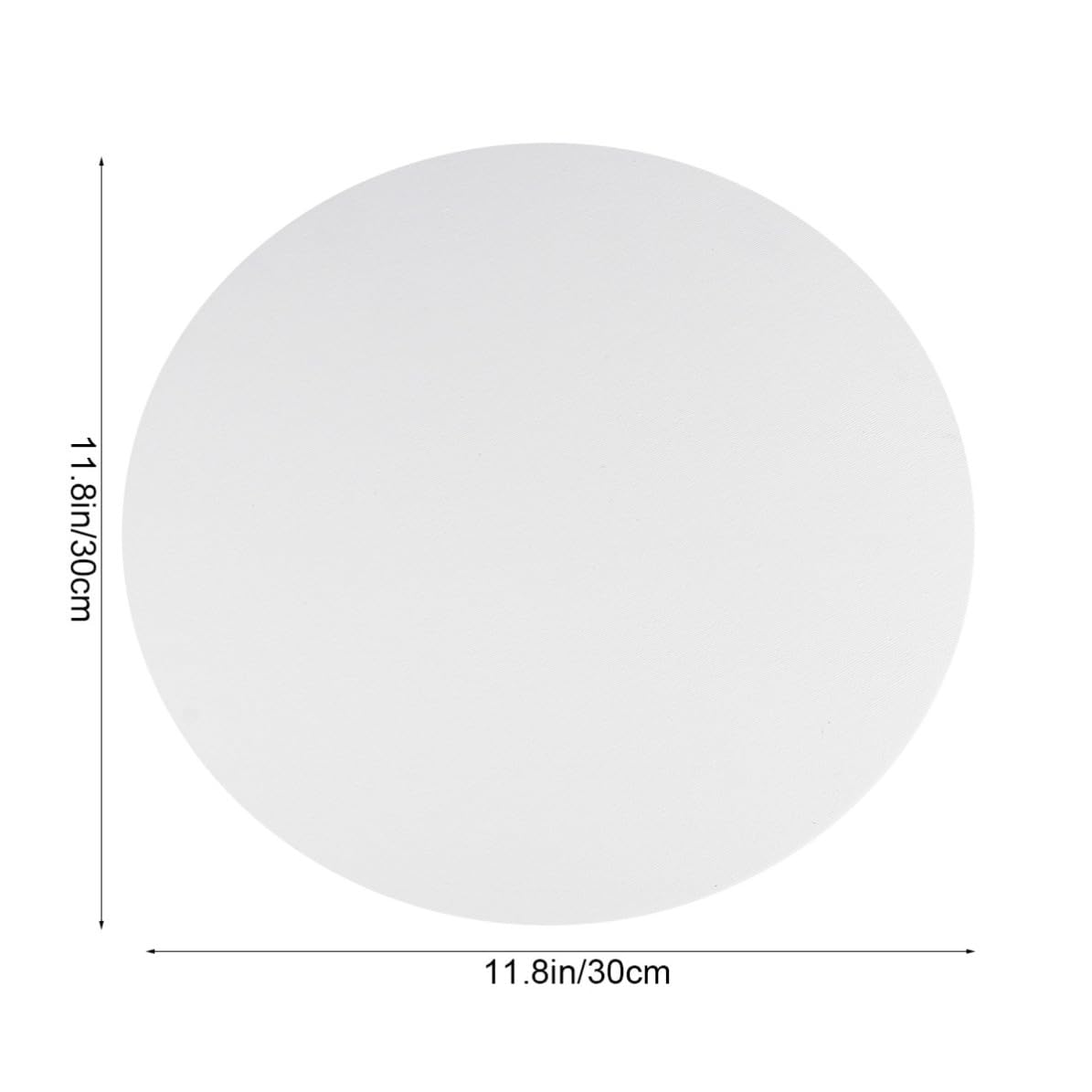 BESTOYARD Runde Leinwandplatte für Schüler und Hobbyisten, 30cm, 6 Stück
