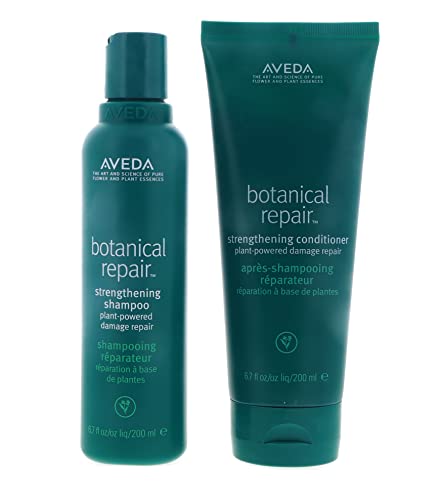 Aveda Botanical Repair Strengthening Shampoo And Conditioner 6.7Oz Duo Plant Powered Damage Repair #TOP1